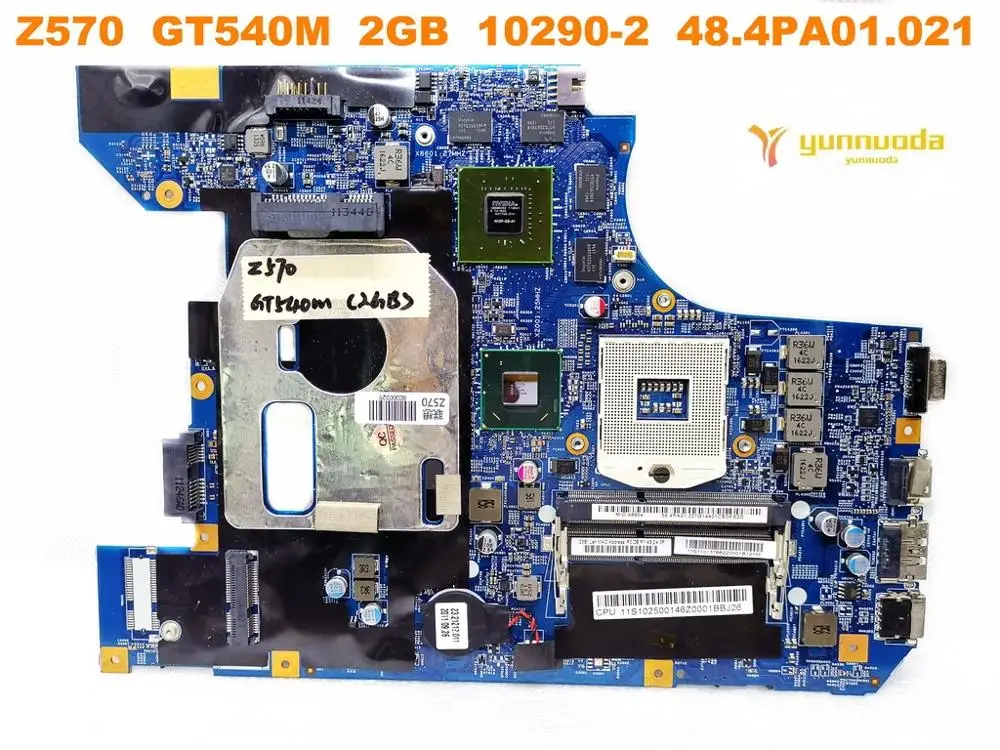 Оригинальная материнская плата для ноутбука Lenovo Z570 GT540M 2 Гб 10290 48. 4pa01. 021