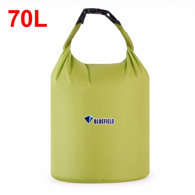70L Pea Green 40L/70L Водонепроницаемая сухая сумка для плавания, кемпинга, 5 цветов, переносная сумка для хранения, наборы для путешествий, для спорта на открытом воздухе, каноэ, каяк, рафтинг, сумка - Цвет: 70L Pea Green