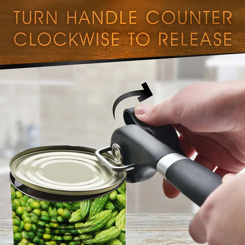 Профессиональный безопасный консервный нож из нержавеющей стали кухонный для