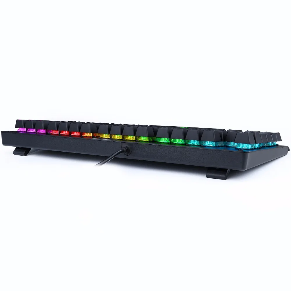 Механическая игровая клавиатура с RGB подсветкой синий переключатель