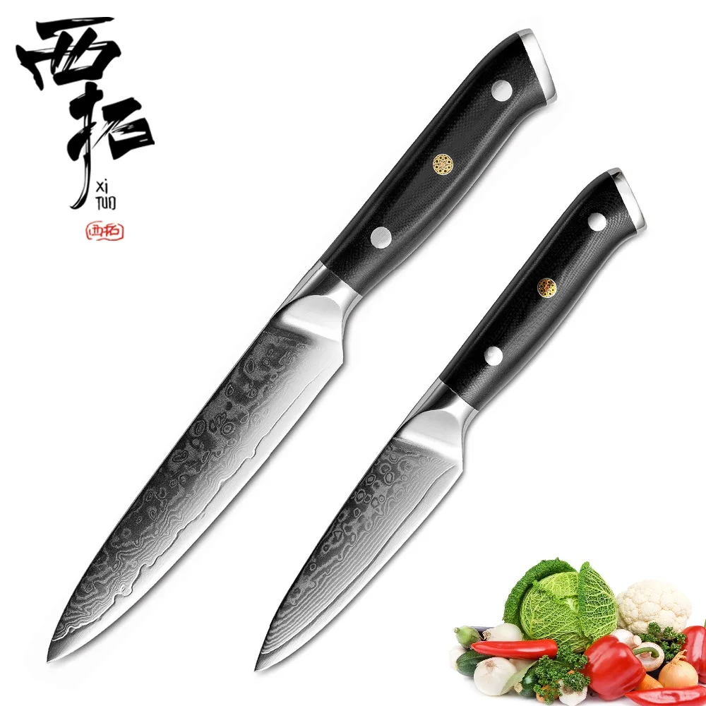 

XITUO набор кухонных ножей шеф-повара, 67 слоев, дамасский стальной нож для мяса, мясница, овощной нож для кухни, кухонный инструмент для готовки...