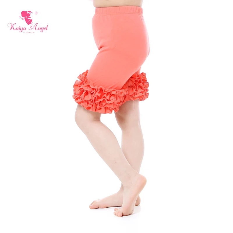 Девушка Шорты 2017 Розничная 1 ШТ. Летние Малышей Девушки Три Оборками Хлопок