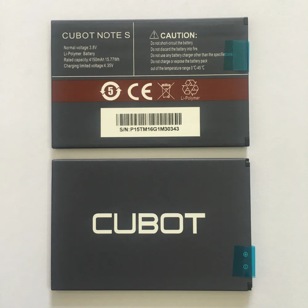 100% новый CUBOT Note S Батарея 4150 мАч Замена резервного копирования для мобильного