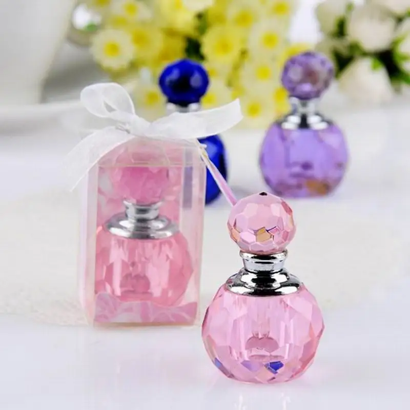50pcs Fashion Wedding Gifts Crystal Perfume Bottles Baby Christening Shower Favors | Дом и сад