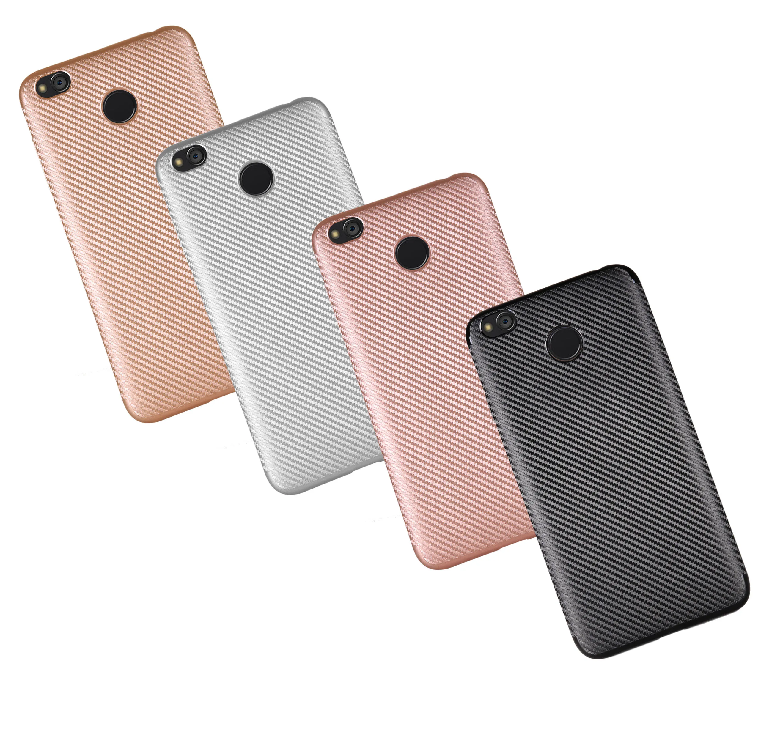 Чехол для телефона Xiaomi redmi 4X роскошный новый чехол из углеродного волокна мягкий