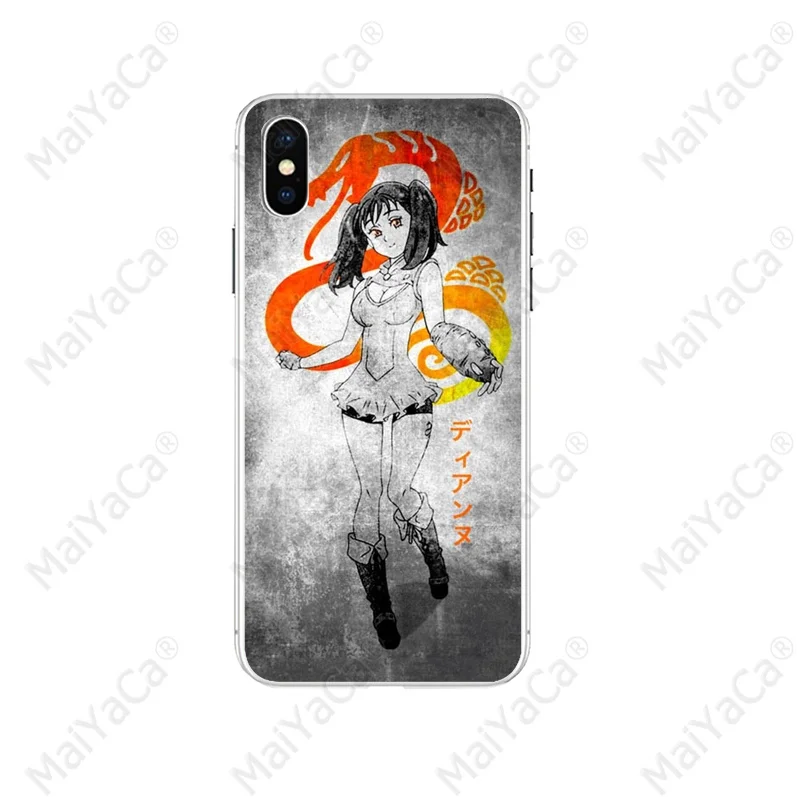 8 Чехол MaiYaCa Seven Deadly Sins Nanatsu no Taizai Ban аксессуары для телефонов Чехол для iPhone 8 7 6 6S Plus X XS max 10 5 5S SE XR Shell - Цвет: 8
