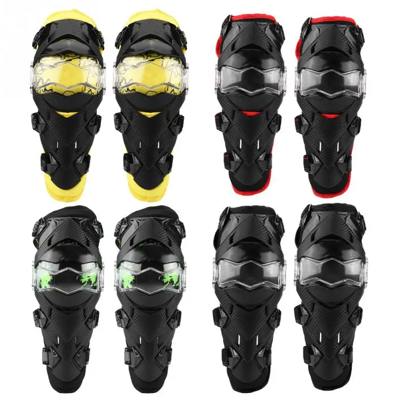 2 Pcs Motorcycle Racing Protective Guard Gear Knee Pads Protector Yellow Red Green Black | Автомобили и мотоциклы