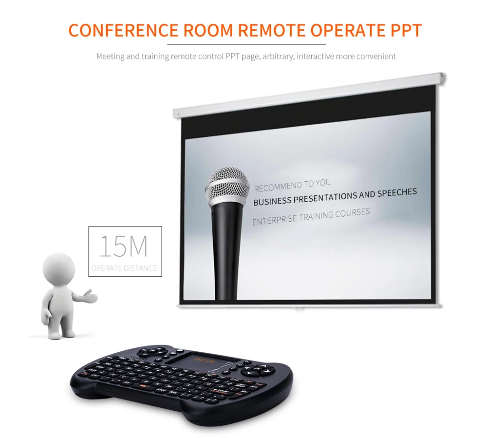 S501 клавиатура Air Mouse Combo 2 4 GHz Беспроводная мини Клавиатура Тачпад ручной пульт