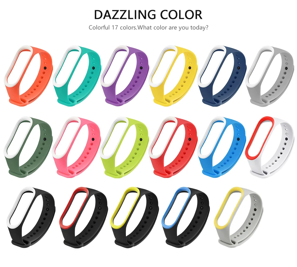 Xio mi Band 4 mi Band 4 Band 4 силиконовый ремешок+ мягкая пленка защитная пленка для экрана цветные Ремни Аксессуары для Xiaomi mi Band 4