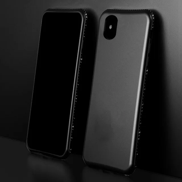Роскошный чехол для телефона для iphone XS, XR, XS, MAX, Блестящий Бриллиант, мягкий силиконовый чехол из ТПУ для iphone X, 5, 5S, SE, 6, 6s Plus, 7, 8 Plus, чехол - Цвет: as picture show