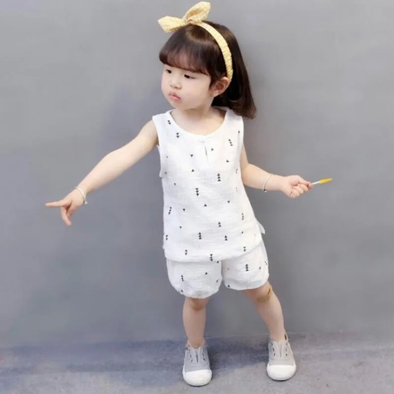 Комплекты летней одежды для малышей Детские комплекты с принтом Звезда и дерево