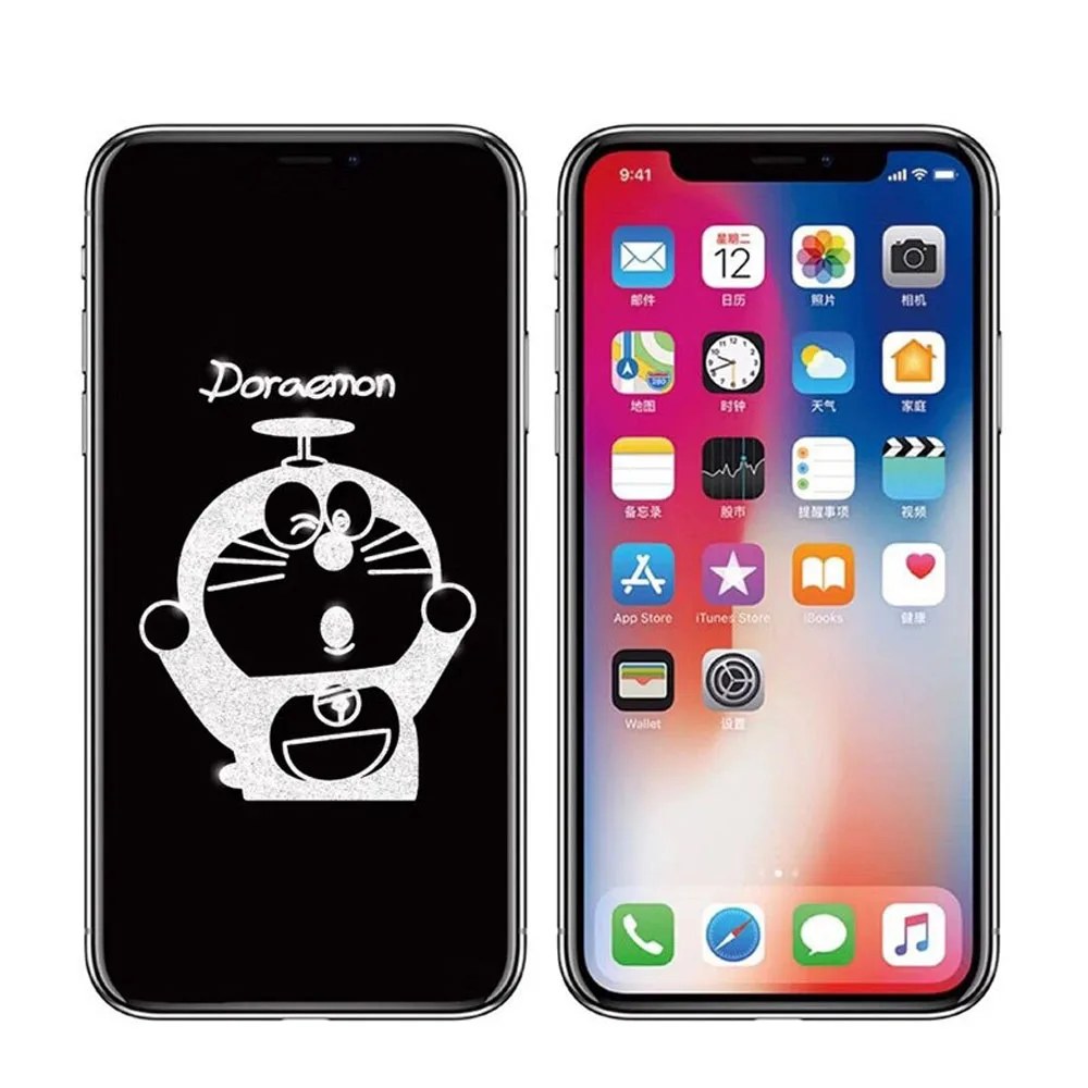 B2 9D Закаленное стекло протектор экрана для iPhone X XS Max XR противоударный Экстра чувствительный сенсорный телефон аксессуары полная защитная пленка - Color: B2