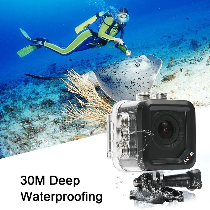 Оригинальная Спортивная Экшн-камера SJCAM M10, Full HD 1080 P, 170 градусов, мини-камера для дайвинга, 30 м, Водонепроницаемая мини-видеокамера M10, Спортивная DV