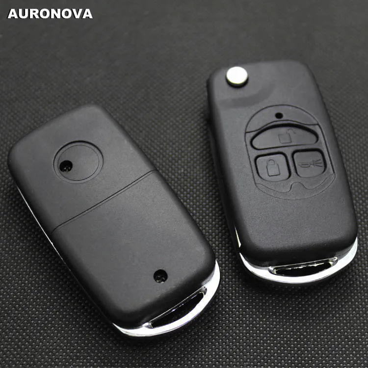 AURONOVA новый обновленный Складной Корпус ключа для Buick Excelle 3 кнопки чехол