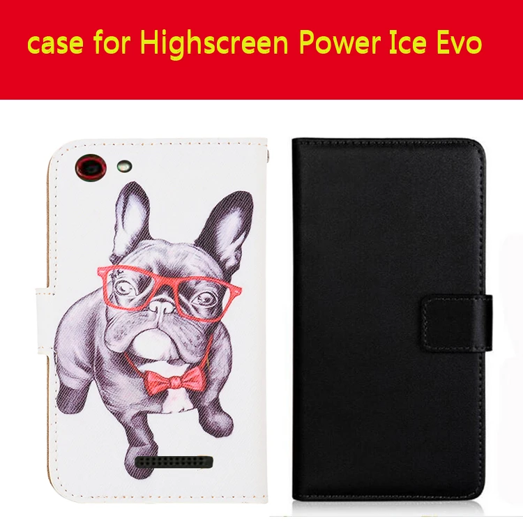 Чехол-книжка для Highscreen Power Five Max Ice Evo Rage кожаный противоскользящий с