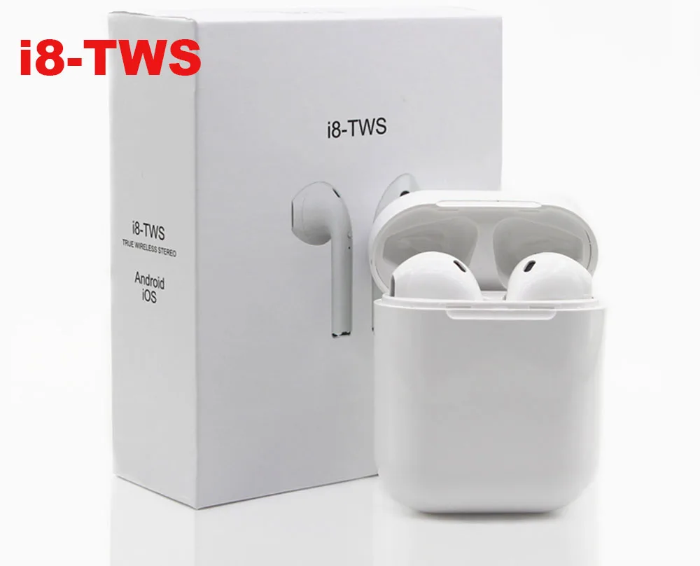 Новинка i8 Mini TWS Bluetooth наушники беспроводная гарнитура музыкальные Спортивная