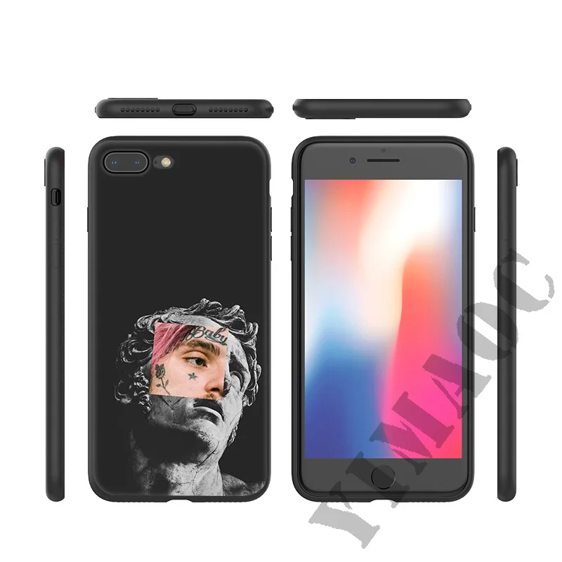 Мягкий силиконовый чехол YIMAOC Lil Peep для iPhone 11 Pro Xr Xs Max X или 10 8 7 6 6S Plus 5 5S SE |