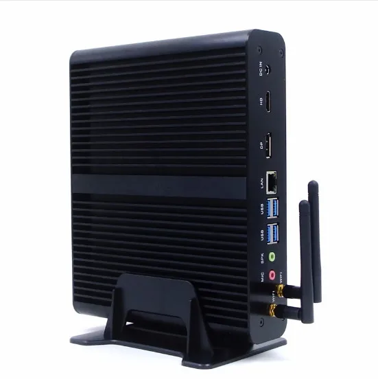 Новый мини-ПК 10-го поколения без вентилятора Intel i7 10710U 10510U для настольных ПК Windows 10