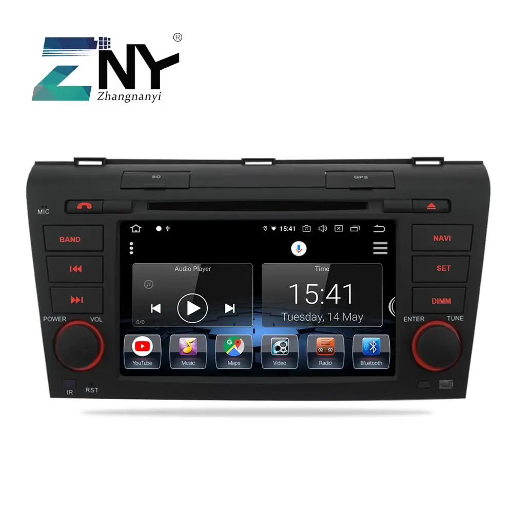 7 &quotips Android 9 0 автомобильный стерео dvd плеер для Mazda 3 2004 2009 2 Din автоматическое радио