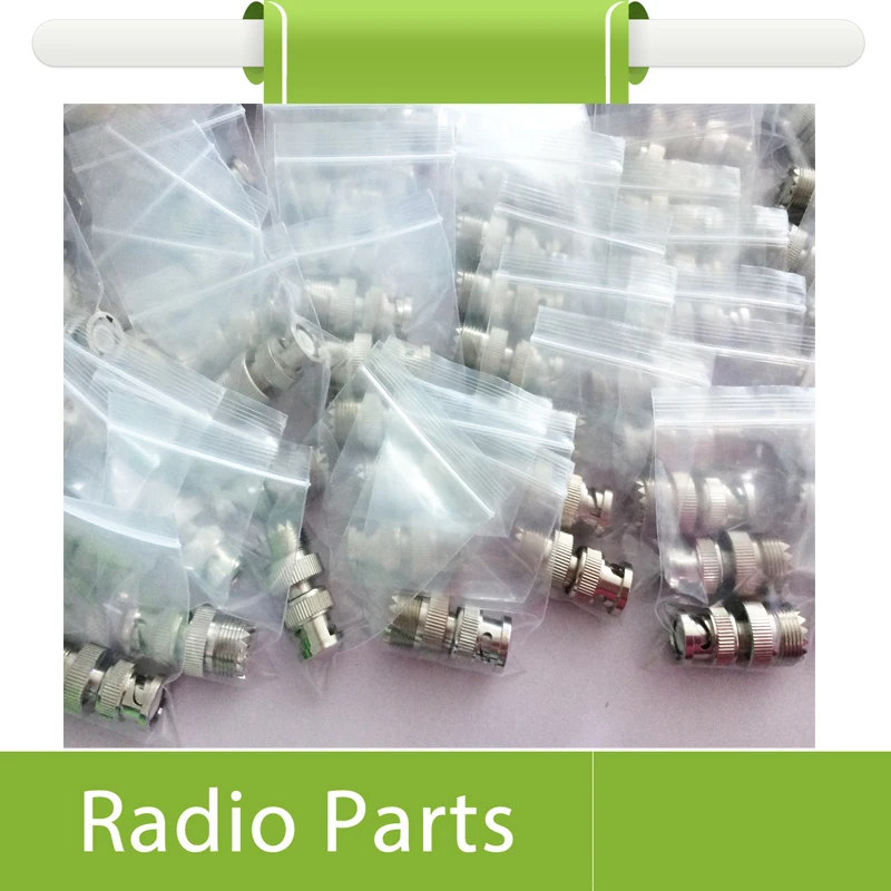 20X SO239 conector hembra a BNC macho PL259-2