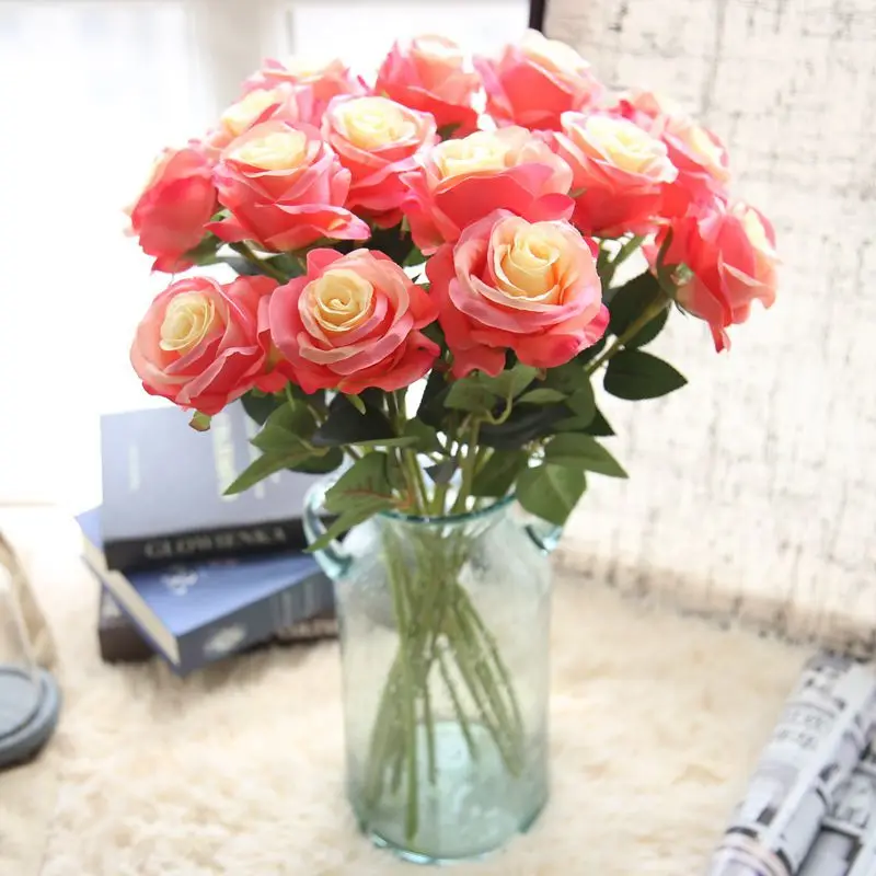 Фон для фотосъемки розы Имитация цветка свадебное украшение Шелковый