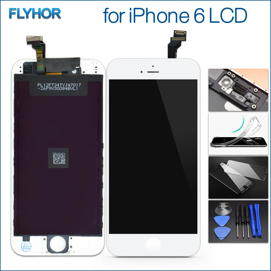 AAA + качество ЖК-дисплей для iPhone 5 Дисплей Сенсорный экран 5S Digitizer Замена 6 S сборки с