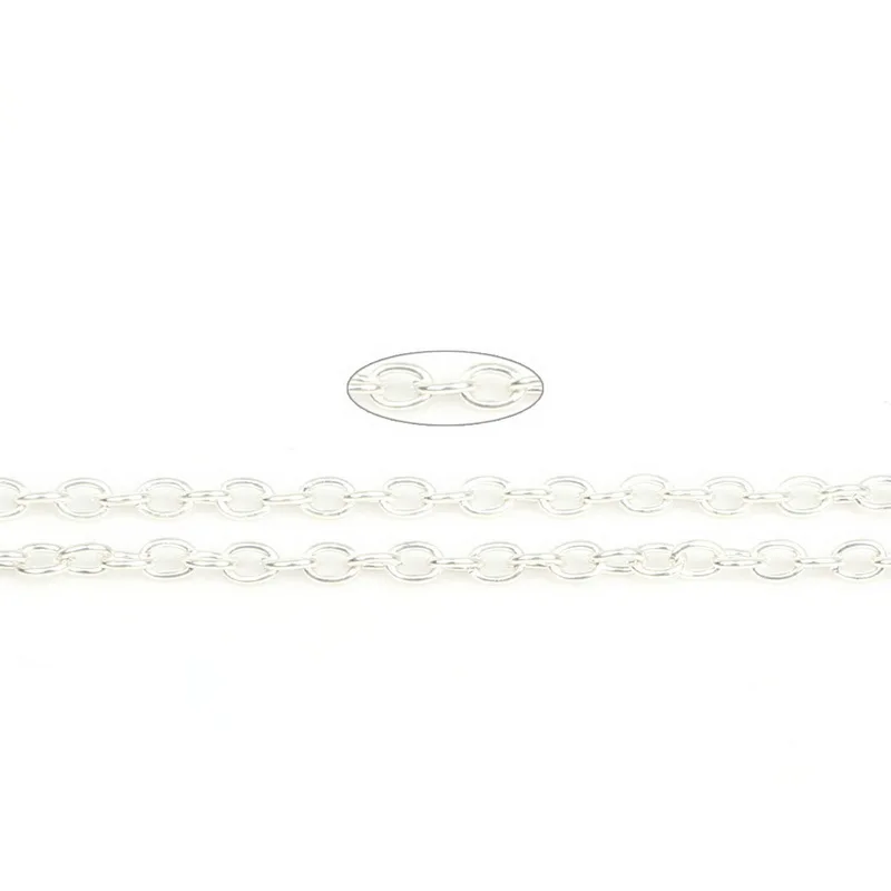 Ожерелье цепи из родия/серебра/золота/металла/античной бронзы для