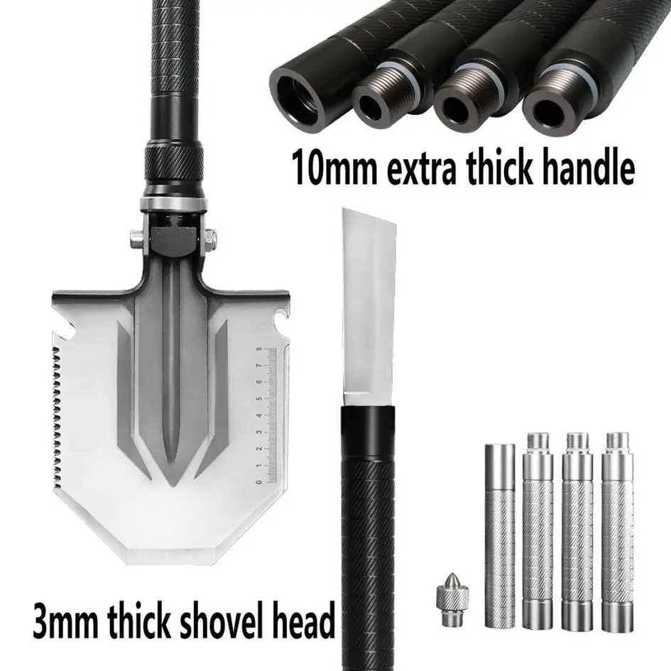 Multi Camping Shovels Survival Tools Multifunctional Folding Chinese Military Hunting Fishing Utility Shovel Spade | Спорт и