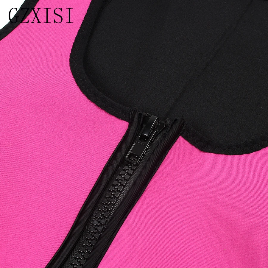 Neoprene Sauna Vest Body Shaper Slimming Waist Trainer Hot Waist Trainer Corset Double Adjustable Workout Sweat Vest