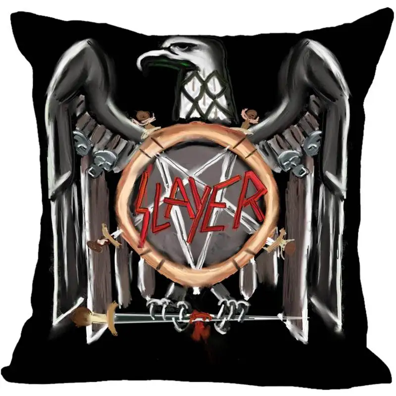 Заказная квадратная наволочка Slayer на заказ Чехол для подушки на молнии 40x40,45x45 см(с одной стороны - Цвет: Pillowcase 1