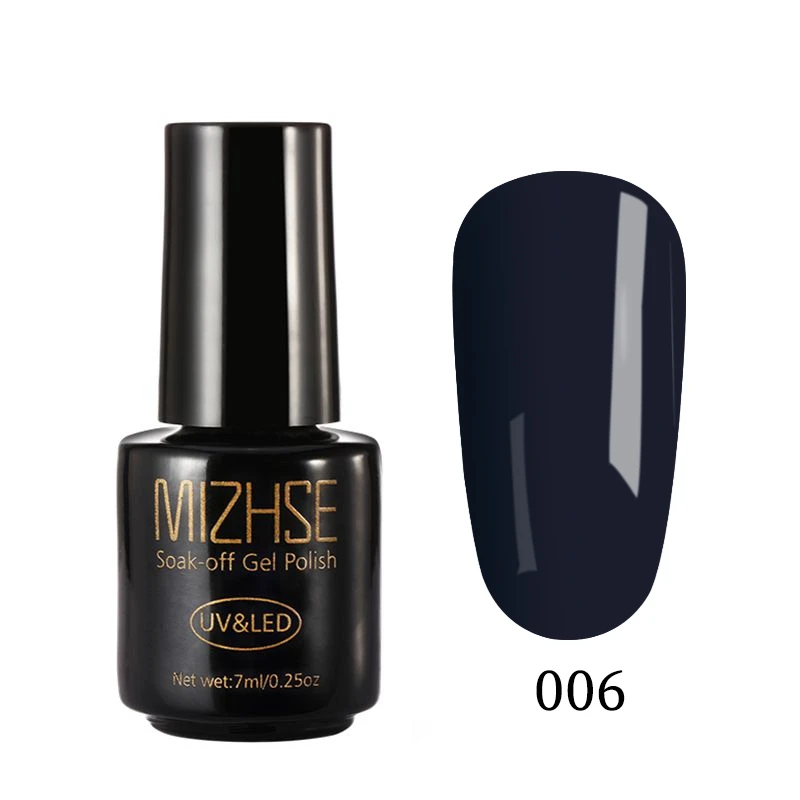 MIZHSE 7 мл замачивающийся лак для ногтей DIY Nail Art салонный уход; Ультрафиолетовый Гель-лак Быстросохнущий Гель-лак для ногтей Полупостоянный лак для ногтей - Цвет: set22 Blue006