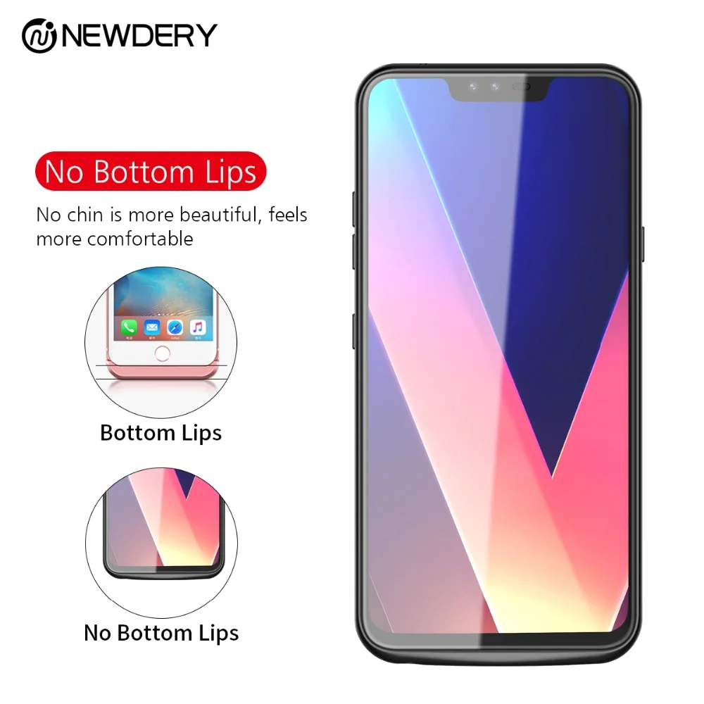 Чехол NEWDERY Power для LG V40 ThinQ 5200 мАч перезаряжаемый дополнительный аккумулятор
