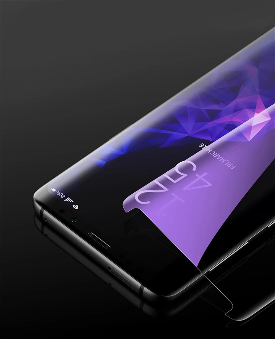 Akcoo S10 Plus защита экрана с функцией защиты зрения для samsung S8 9 10e Note 8 9 анти синий луч УФ стеклянная пленка