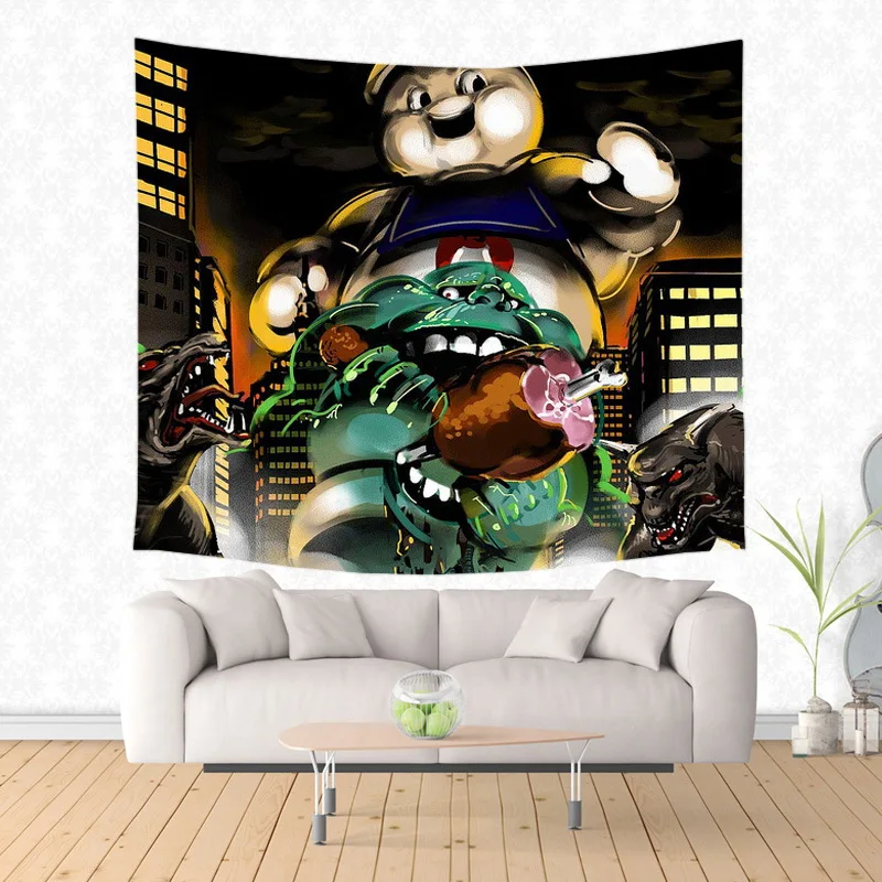 Ghostbusters тонкий гобелен на заказ скатерть пляжное одеяло домашний декоративный