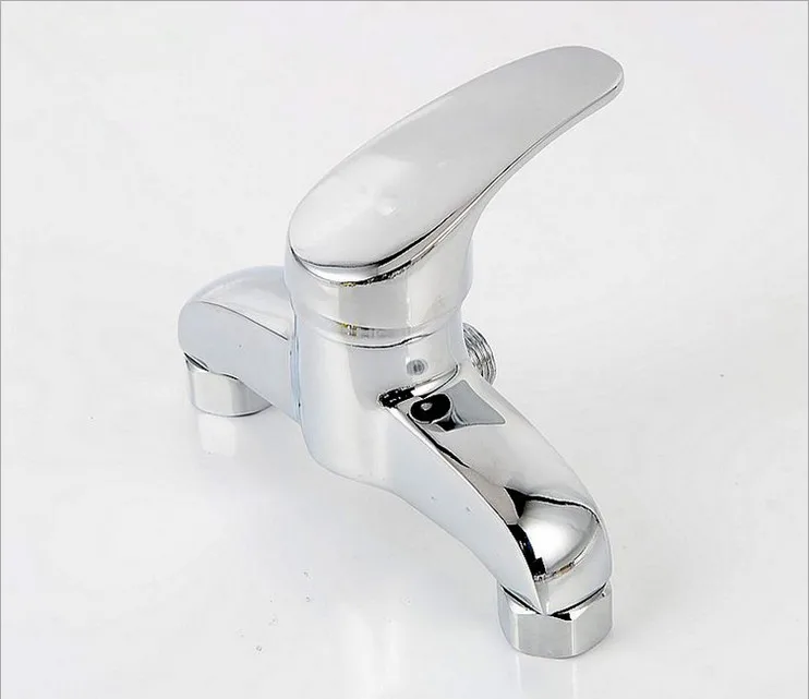 Бесплатная доставка новинка 2015 полированный хром смеситель для душа в ванной