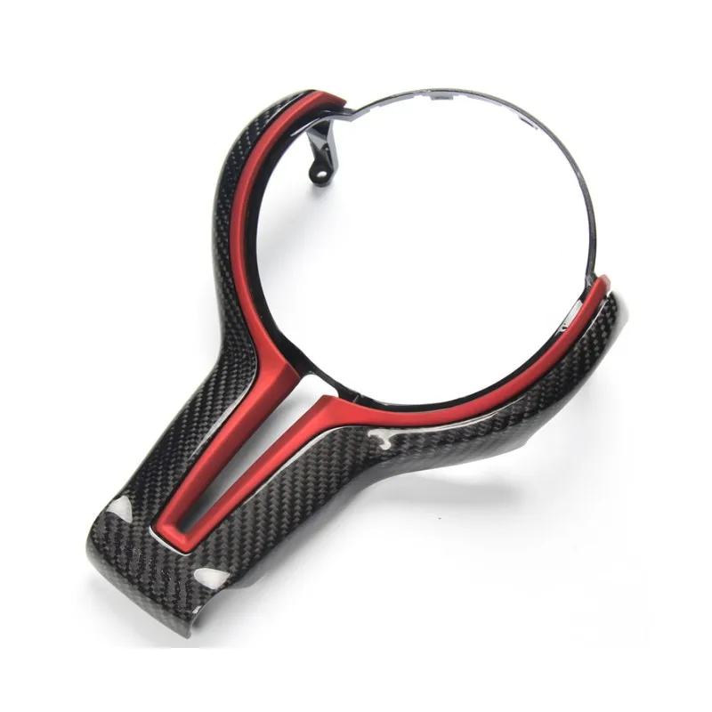 

For BMW M2 F87 M3 F80 M4 F82 M6 F06 F12 F13 X5M F85 X6M F86 Only M Series Carbon Fiber + ABS Steering Wheel Replacement Cover