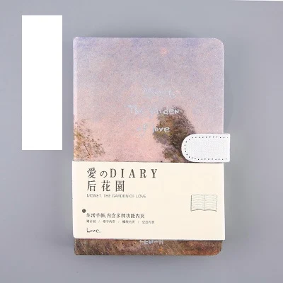 Kawaii A5 Тетрадь Записная Книга в твёрдом переплете дневник планировщик стационарный детская путешественника планировщик журнал школьников Подарочная записная книжка - Цвет: 001