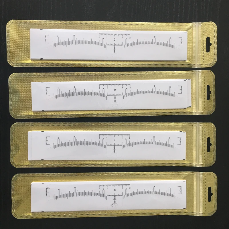 10 шт. одноразовые микроблейдинг линейки для бровей|eyebrow accessories|ruler eyebrowseyebrow ruler |