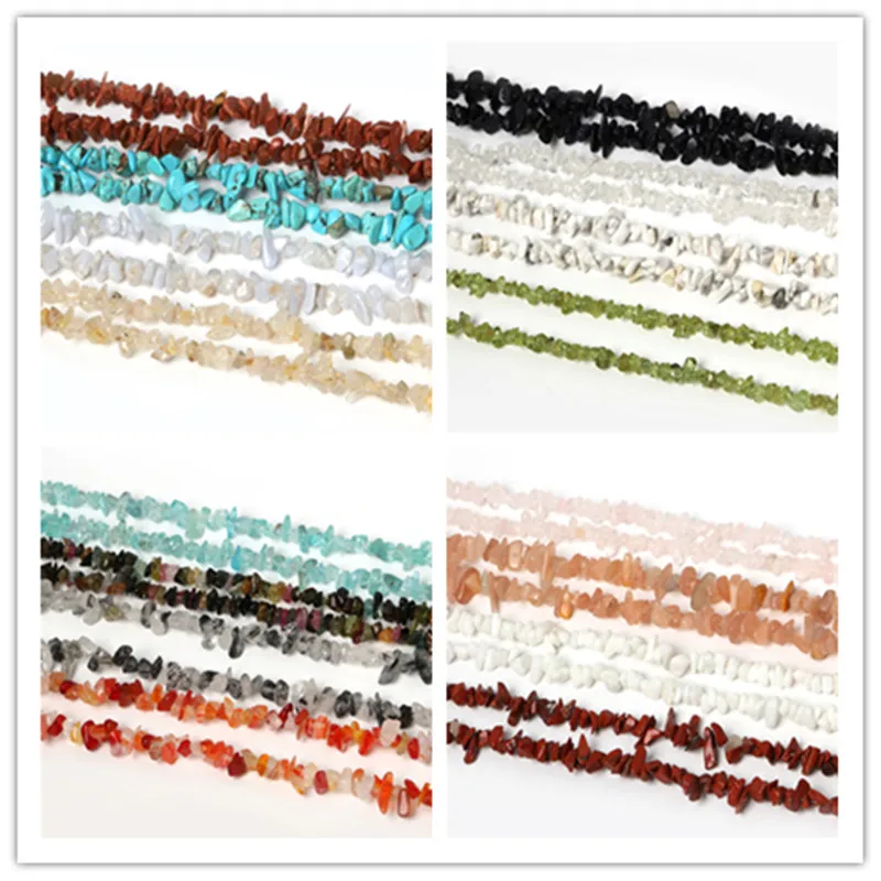 Бусины из натурального камня для изготовления ювелирных изделий 3 5 мм 87 см/str|chips