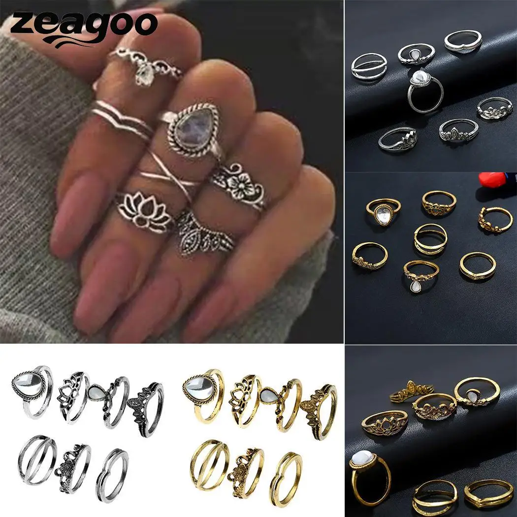 Gem свадебные украшения кольца резные новый искусственный модные Повседневное