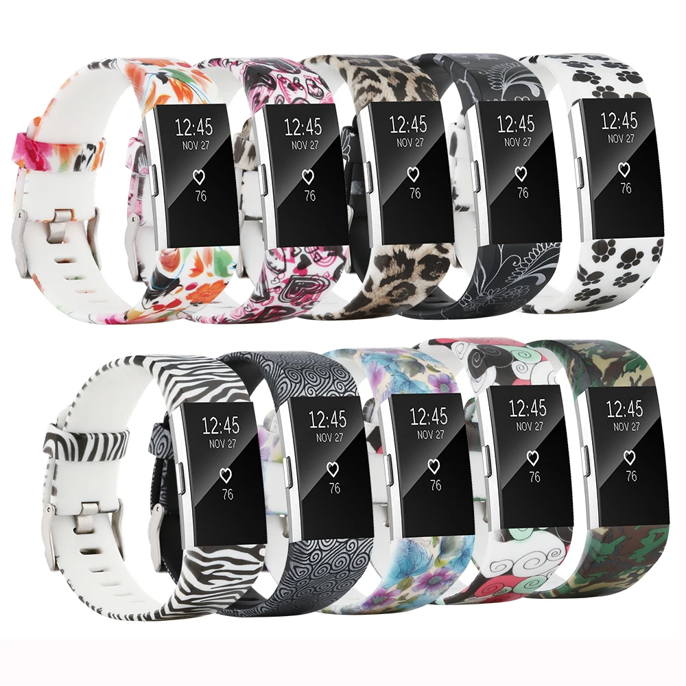 Baaletc сменные полосы для Fitbit Charge 2 Силиконовый Смарт-часы ремешок для Fit bit Charge 2 Браслет маленький/большой