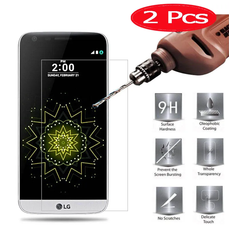 Защитное закаленное стекло HOPELF для LG G5 2 шт. защитная пленка экрана защитное
