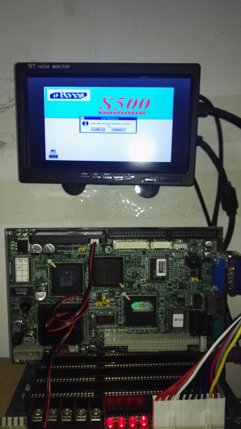 Новый безвентиляторный бренд PCA 6751 B202 1 ISA промышленный ПК материнская плата