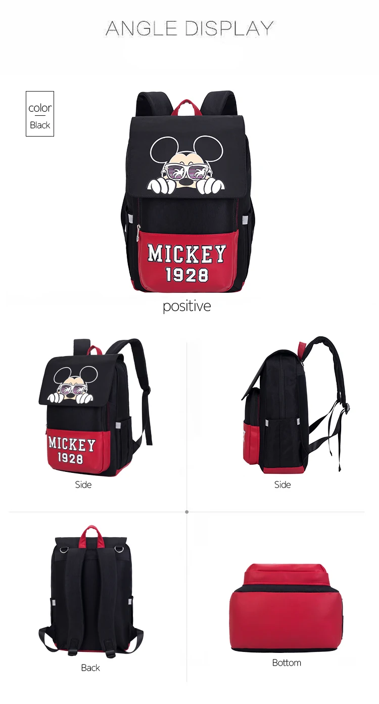 Мода disney мягкий подгузник сумки Рюкзаки Мультфильм изоляция рюкзак подгузник коляска сумка для новорожденных с крючками DPB15