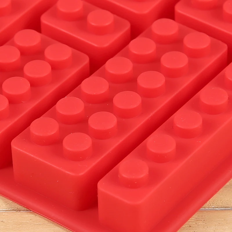 Популярные силиконовые LEGO Кирпич Стиль квадратная форма для льда шоколада