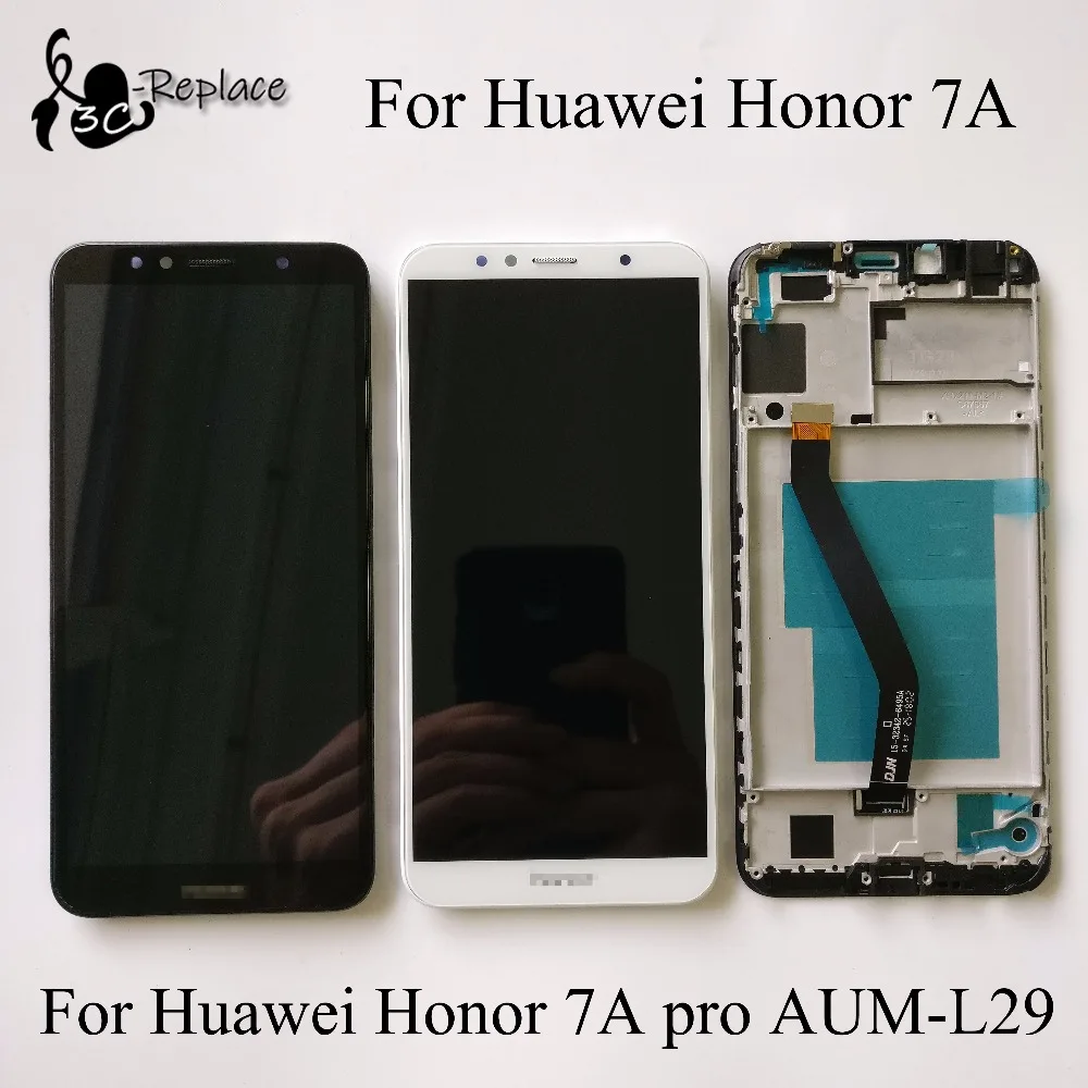 5 7 для Huawei Honor 7A / 7c pro AUM L29 L41 Полный ЖК дисплей + сенсорный экран дигитайзер в сборе