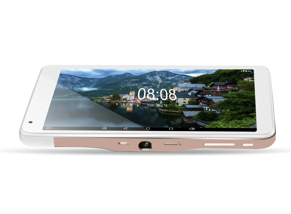 2017 Китай Портативный Smart Android 5 1 проектор Tablet PC DLP 50 люмен 4 ядра RK3288 8 &quotЭкран 1280x1920