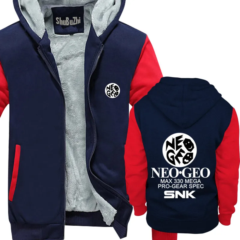 Neo Geo Pro Gear логотип Spec виниловая мужская толстовка с капюшоном теплые толстовки