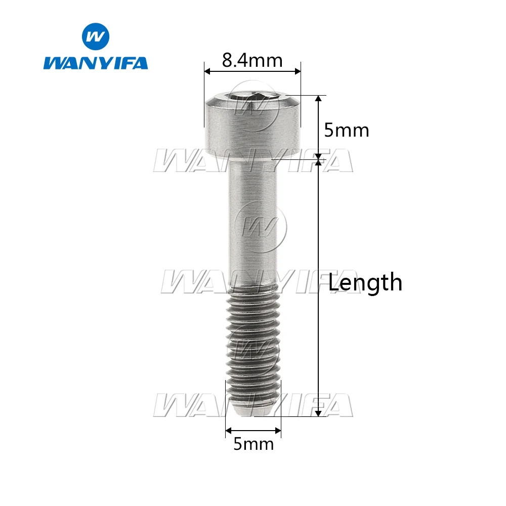 Болт wanifa Ti M5x23 титановый болт для SRAM XO титановая цветная головка колонки винты