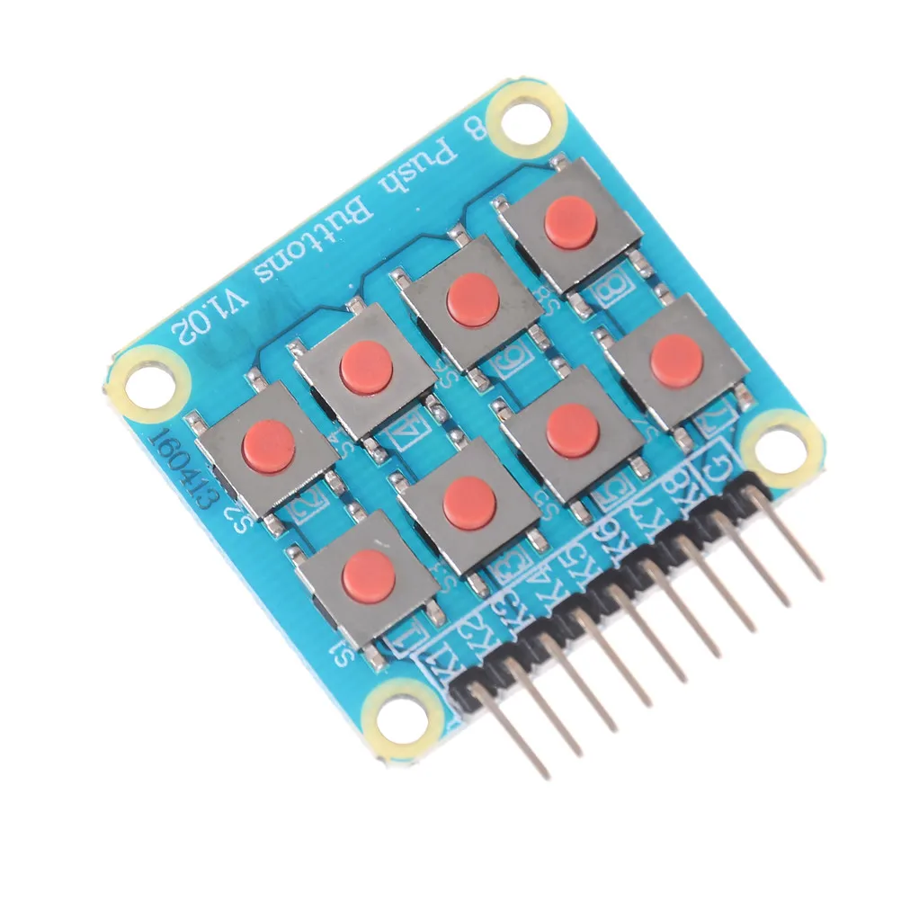 Матрица для клавиатуры 2x4 8 кнопок модуль V1.00 плата клавиш матричная кнопка Arduino AVR